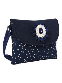Coco Candy - Polka Dot Sling Bag - Navy Blue