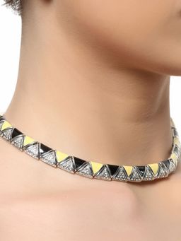 Estele - Rhodium Plated Elegant Necklace for Women