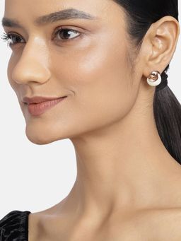 Estele - Rose Gold Plated Elegant Earrings for Women(combo of 2)