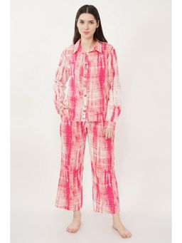 Urban Sundari - Tie & Dye Pink Co-Ord Set