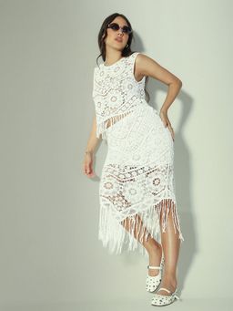 SHOWOFF - Women White Co-Ord Set