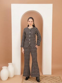 Dodo & Moa - Tartan Prestige Flared Co-Ord Set