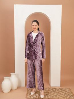 Dodo & Moa - Amethyst Corduroy Velvet Co-Ord Set