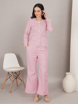 Dodo & Moa - Blushing Grace Tweed Co-Ord Set