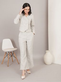 Dodo & Moa - Bleu Pearl Tweed Co-Ord Set