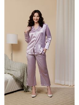 Urban Sundari - Solid Purple Co-Ord Set