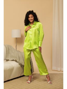 Urban Sundari - Solid Green Co-Ord Set