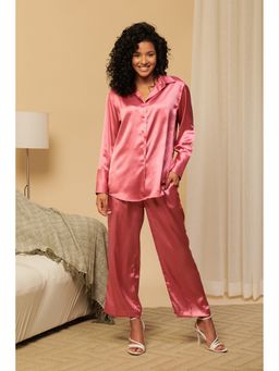 Urban Sundari - Solid Pink Co-Ord Set