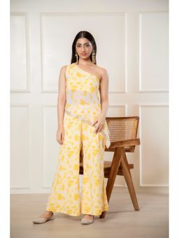 Urban Sundari - Printed Yellow Co-Ord Set