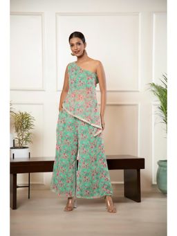 Urban Sundari - Printed Green Co-Ord Set