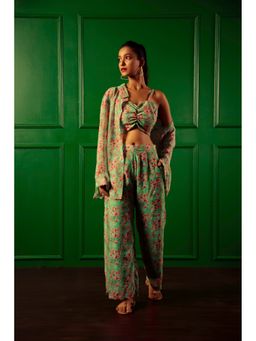 Urban Sundari - Printed Green Co-Ord Set
