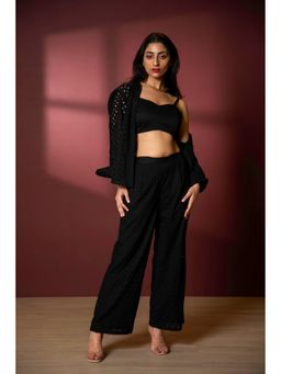 Urban Sundari - Self Design Black Co-Ord Set