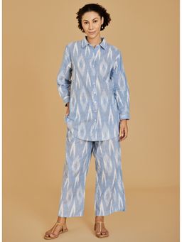 Urban Sundari - Printed Blue Co-Ord Set