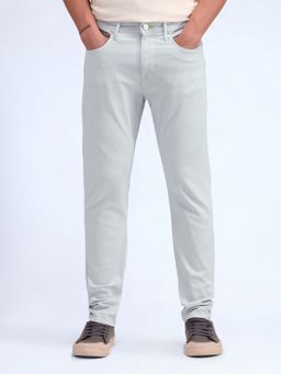 Flying Machine - Slash Slim Straight Fit Blue Jeans-Blue