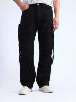 Flying Machine - Jackson Loose Fit Mrtf Jeans-Black