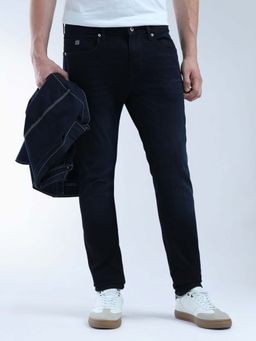 Flying Machine - Slash Slim Straight Fit Authentic Premium Jeans-Blue