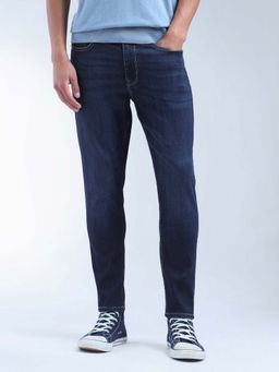 Flying Machine - Mankle Relaxed Straight Fit Authentic Premium Jeans-Blue