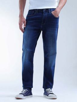 Flying Machine - Slash Slim Straight Fit F-Lite Jeans-Blue