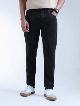 Flying Machine - Mid Rise Slash Slim Straight Fit Jeans-Grey