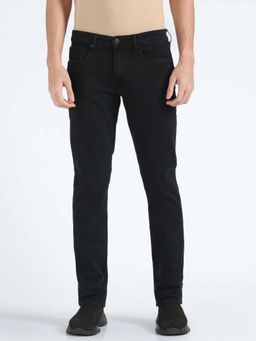 Flying Machine - Freddie Slim Straight Twill Jeans-Black