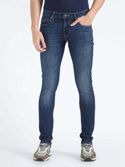 Flying Machine - Mid Rise Jackson Super Skinny Jeans-Blue