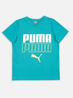 Puma - Graphic Boys Green T-shirt