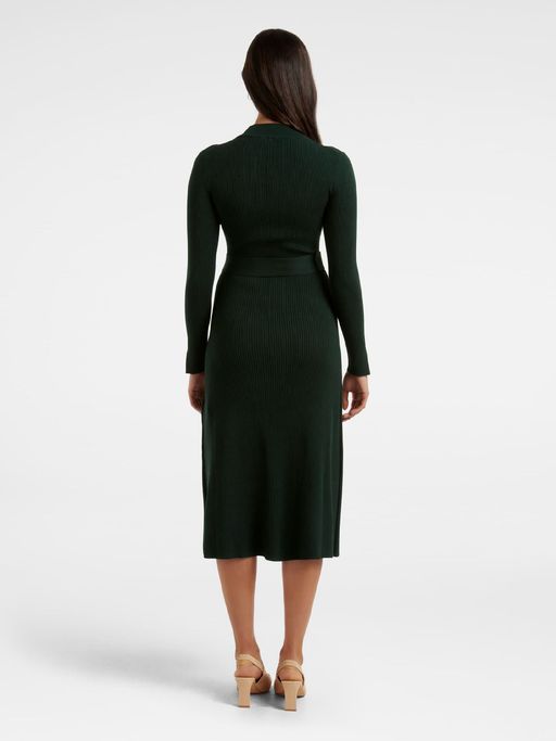 green emerald velvet dress Blue Green Bubble Turtleneck Seaweed Mesh Dress main image 0