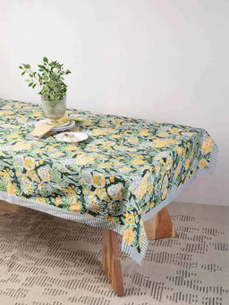 Freedom Tree - Para Para Cotton Emerald Green Table Cover