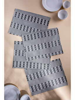 Freedom Tree - Pillar Cotton Charcoal Table Mat