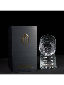 Melbify - Diamond Cut Whiskey Glass Gift Set 320 ML