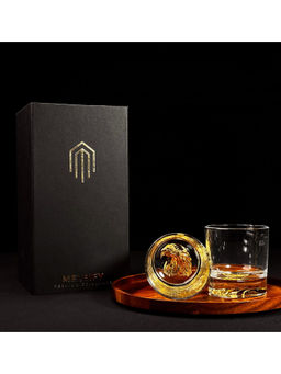 Melbify - Gold Eagle Whiskey Glass Gift Set (300ml)