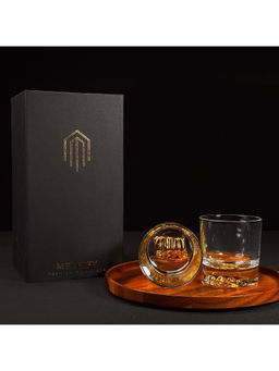 Melbify - Gold Knockout Whiskey Glass Gift Set (300ml)
