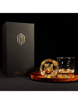Melbify - Gold Wolf Whiskey Glass Gift Set (300ml)
