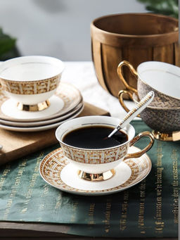 Smokey Cocktail - Mosaic Luxury Tea Cup & Saucer