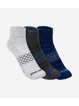 SKECHERS - Mens Half Terry Crew Socks (Pack of 3) (L)
