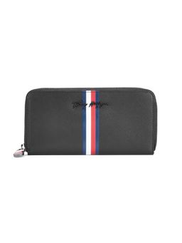 Tommy Hilfiger - Lexi Women Leather Zip Around Wallet Black