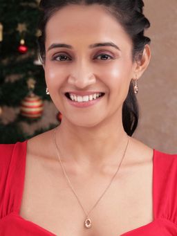 ToniQ - Women Gleam Line Minimal Gold Plated Necklace Set