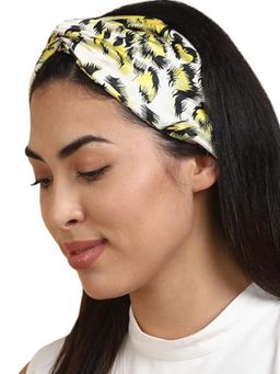 Deebaco - Women Yellow Animal Printed Hairband