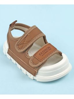 KIDLINGSS - Kids Double Velcro Casual Sandals - Brown