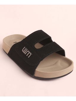 KIDLINGSS - Kids Solid Suede Sandals- Black