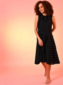 PINACOLADA - Women Polka Dots Stylish Casual Dresses