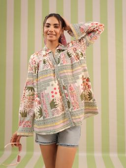 Jaipur Morni - Multicolour Bohemian Printed Shirt