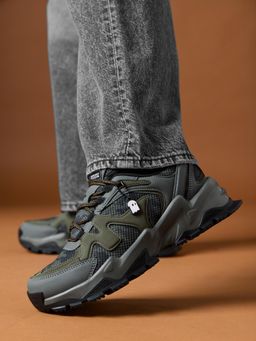 The Souled Store - Fumes NX Camo Men Olive Sneakers