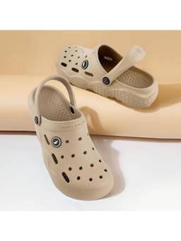 Red Tape - Men Beige EVA Comfort Clogs