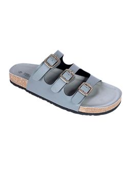 Truffle Collection - Women Blue Solid Sandals