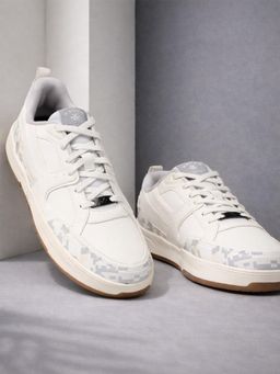 WROGN - Men Cream Negroni Mono Pixel Sneakers
