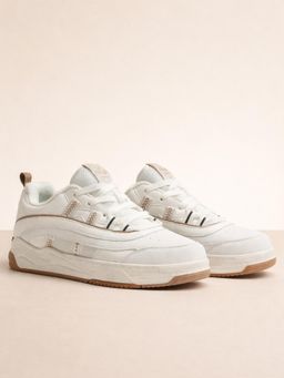 WROGN - Men White Manhattan Sprint Sneakers