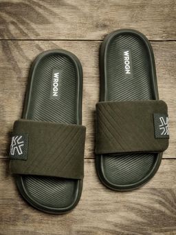 WROGN - Men Olive Tact Sliders