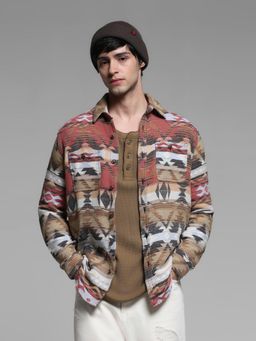 Jack & Jones - Mens Multi-Color Woven Regular Fit Shirt