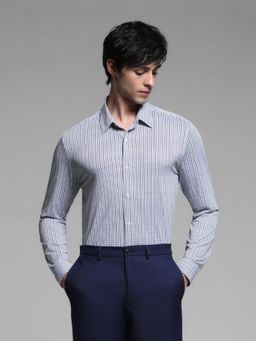 Jack & Jones - Mens White Stripes Slim Fit Shirt